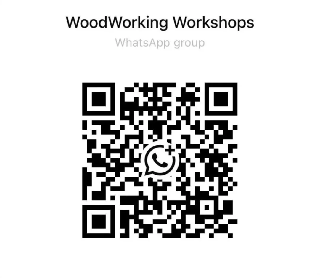 QR code to join ManMade woodworking WhatsApp group.