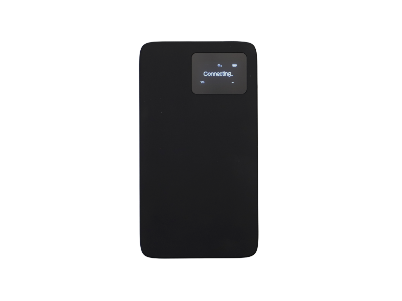 Step #2: Device will say, “Starting Up” and "Connecting" while it looks for the best carrier signal based on your location.