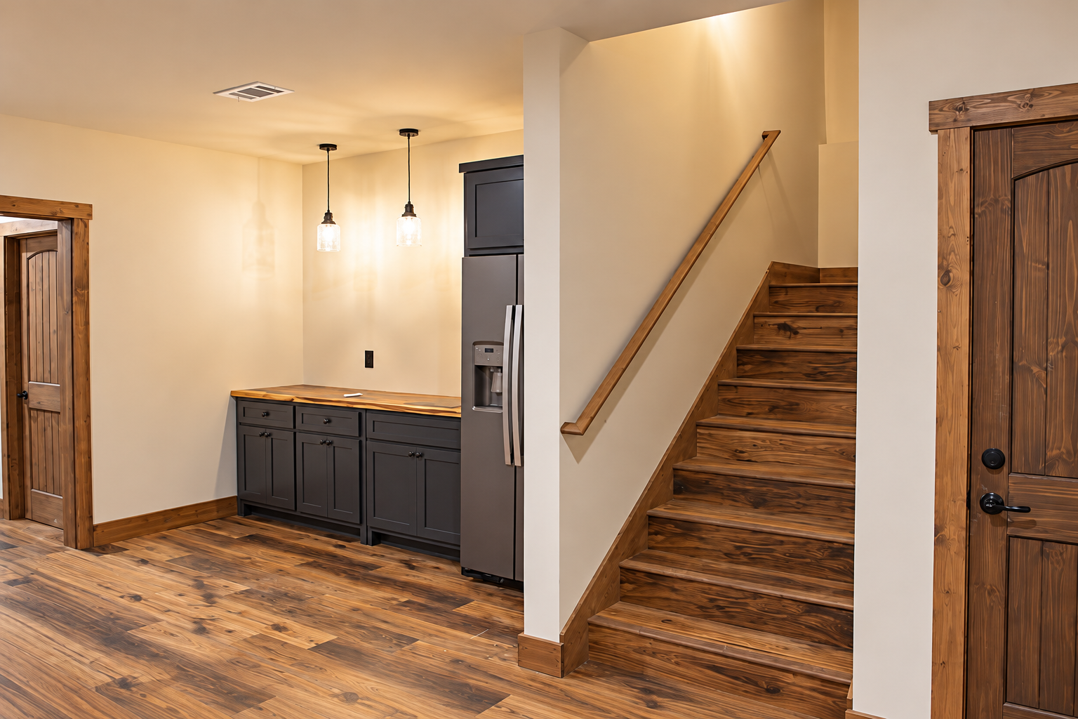 Modern Rustic Kitchenette and Stairway.png