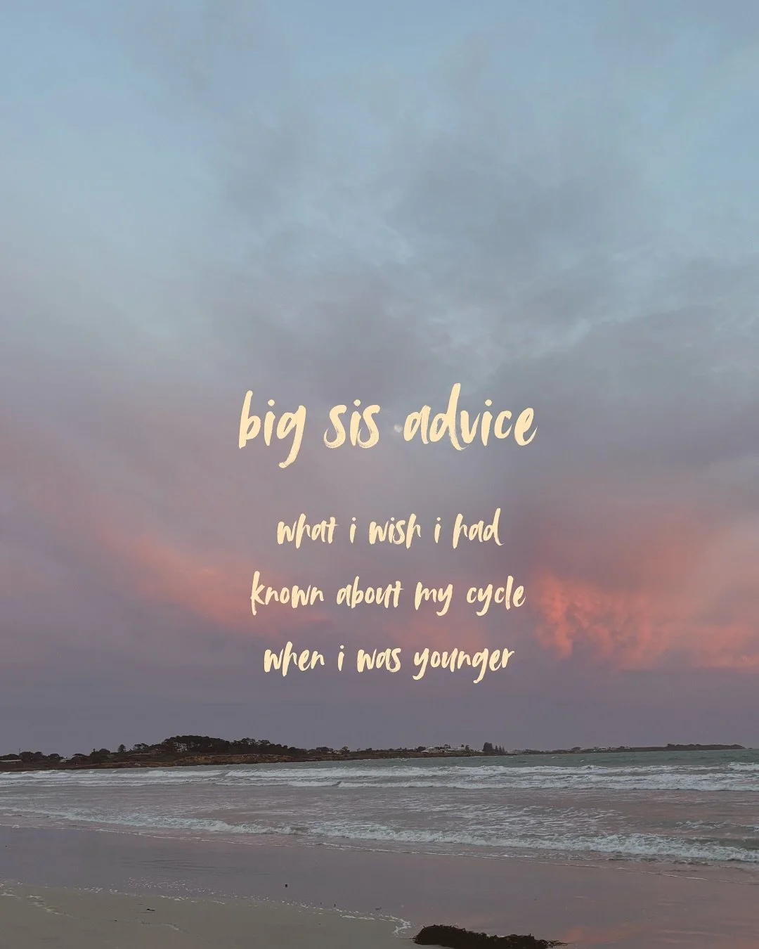 what i wish i had known about my cycle when i was younger 💌

because we don&rsquo;t have to accept discomfort or pain as the norm!

your cycle is a conversation with your body, and understanding it can make all the difference.

you don&rsquo;t have 