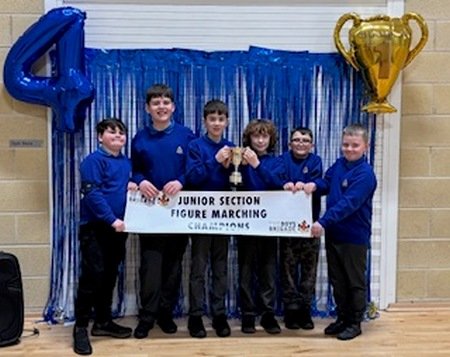 2nd Cumbernauld BB in Figure Marching win