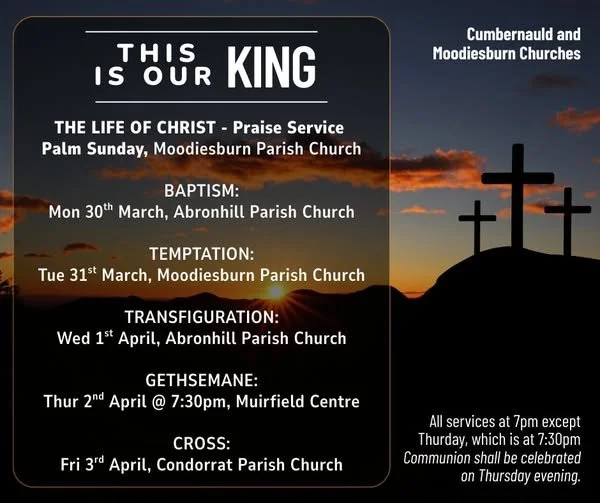 Holy Week worship 2026