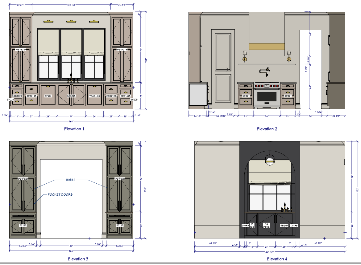 Kitchen Elevations
