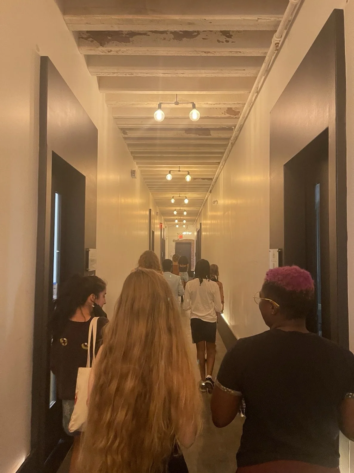 Participants arrive for a day of fun and creative connection