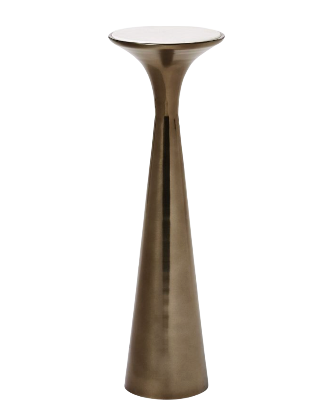 Brass + Marble Drink Table