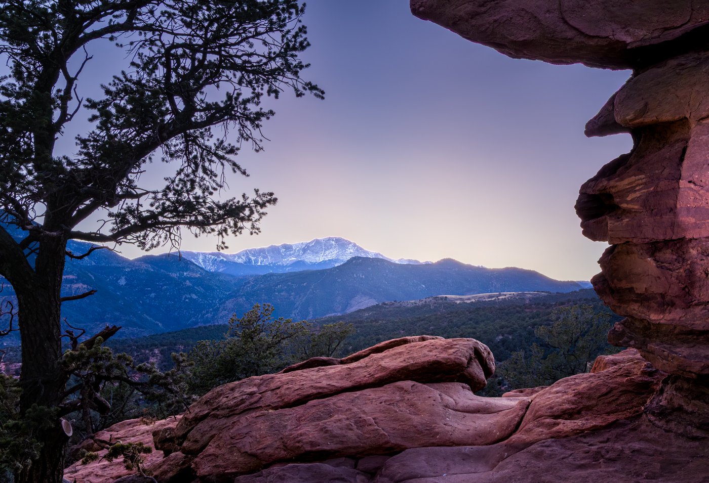 Garden of the Gods, Pikes Peak