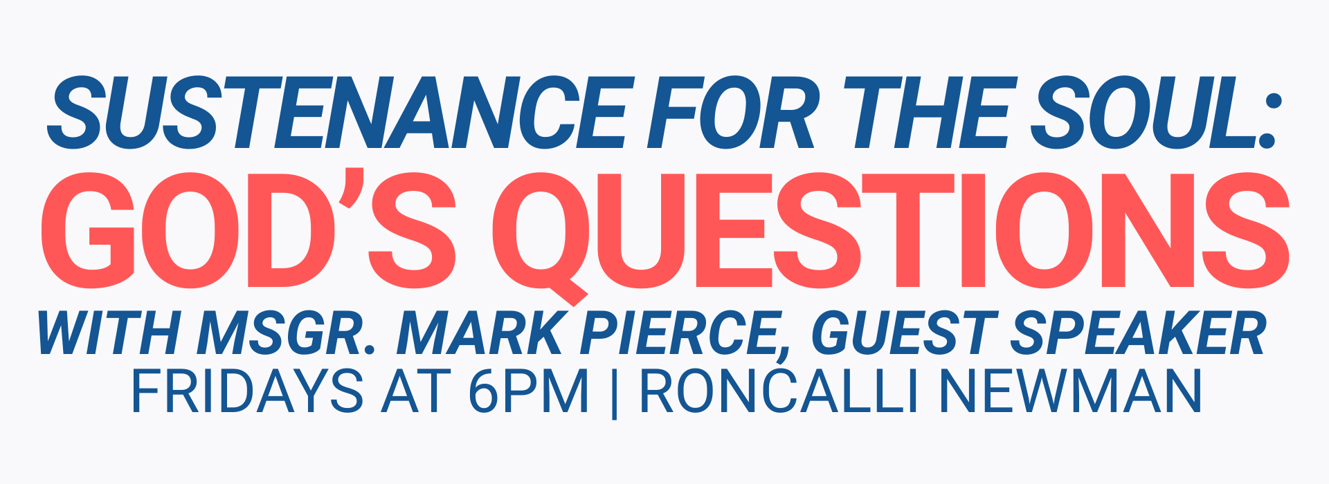 Sustenance for the Soul: God's Questions | Question 1: "Where are you?"
