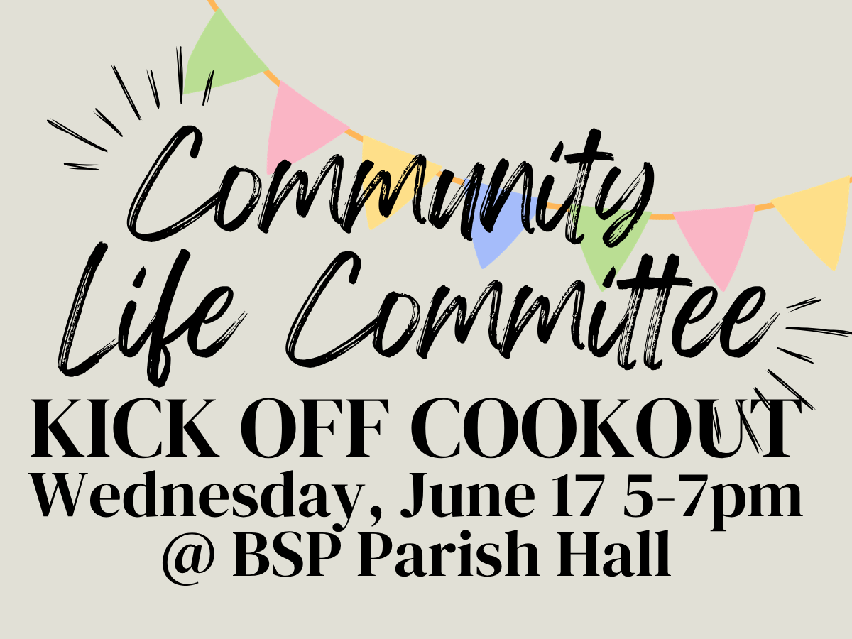 Community Life Committee Kick Off Potluck