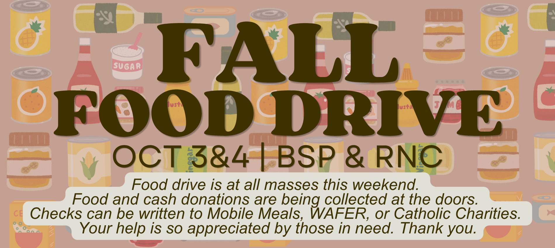 Fall Food Drive