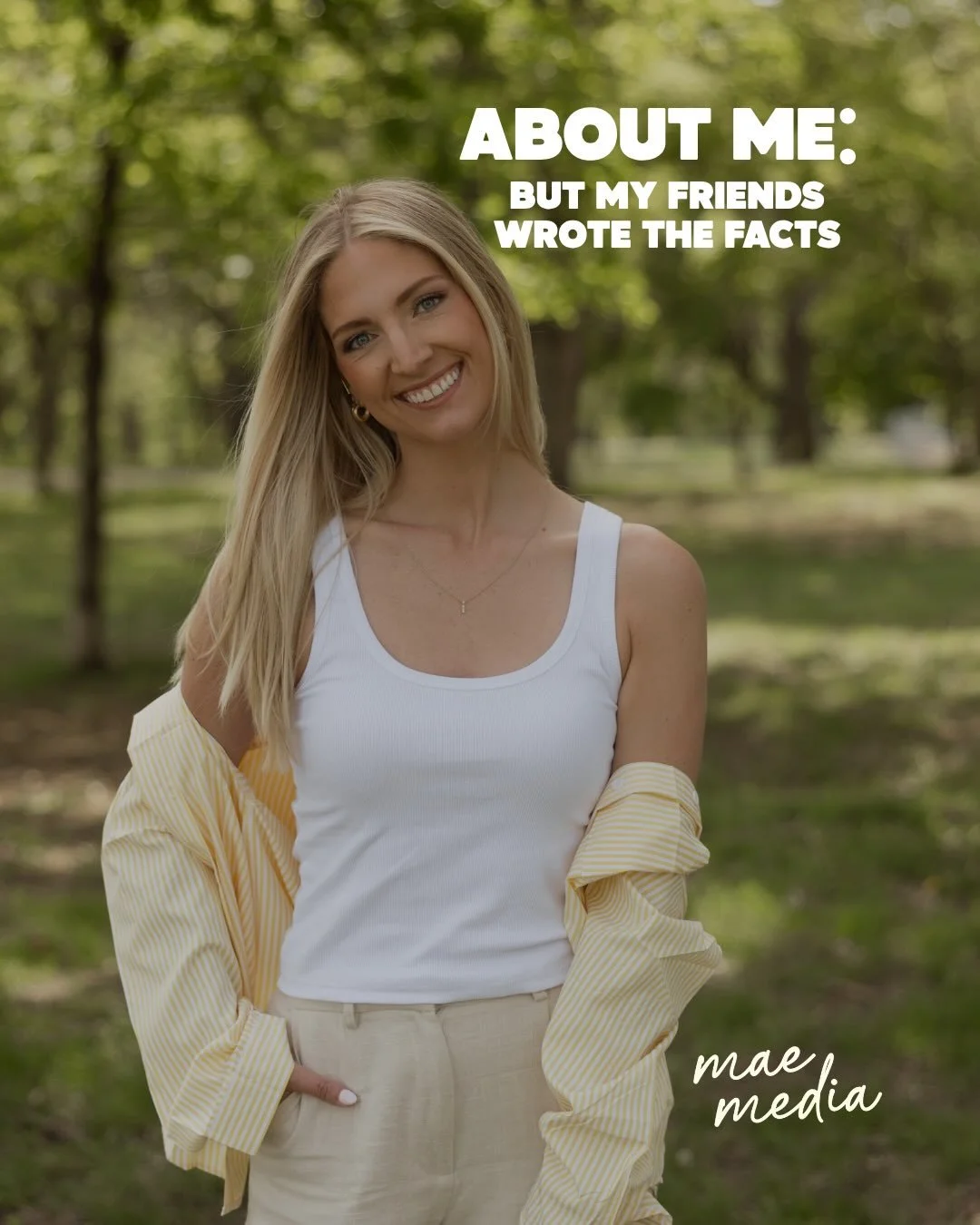 Some parts of me you might not know yet! 🤍

I wanted to do a little &ldquo;get to know me&rdquo; post, but I decided to hand the mic over to the people who know me best, my friends! They came up with a few facts about me that you wouldn&rsquo;t find