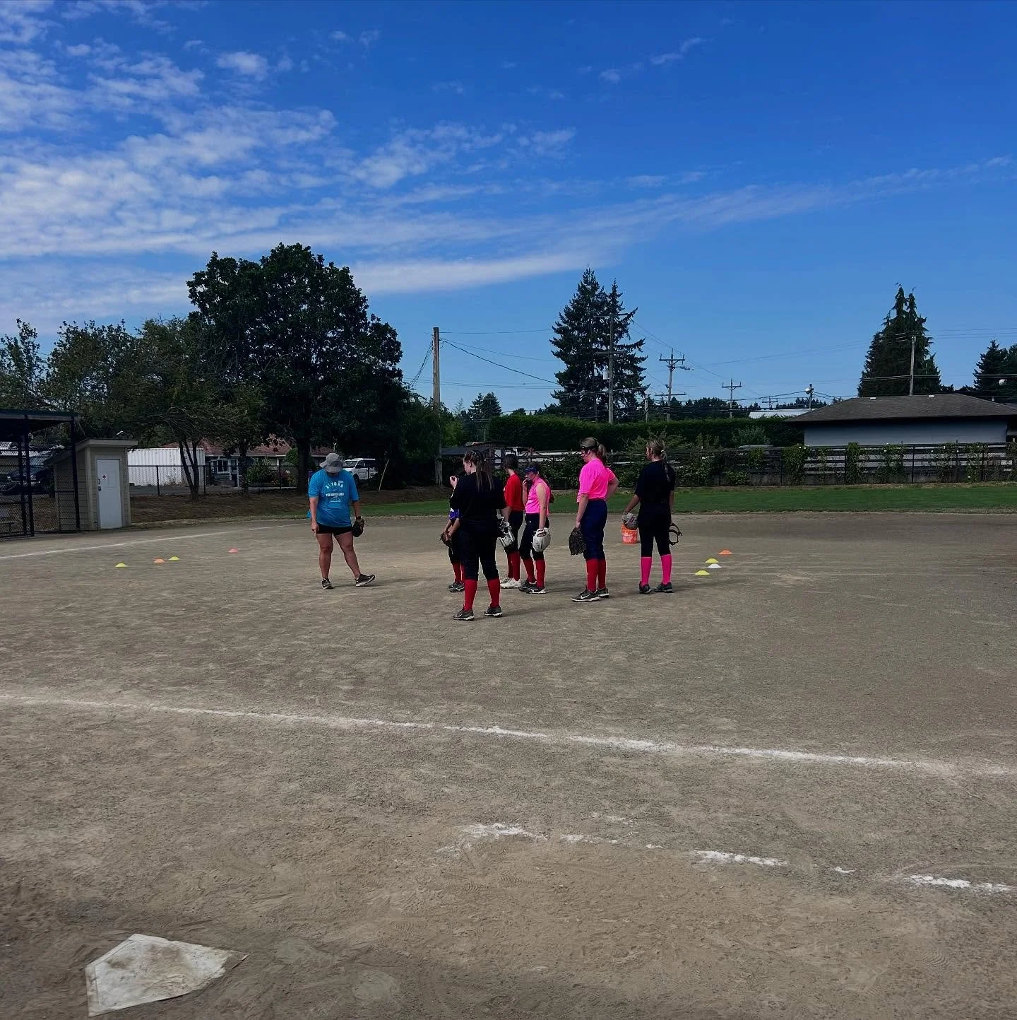 Here are a few pictures from DAY 1 at BTWL Duncan Summer Camp #btwl #btwlsoftballcamp #btwlduncancamp #softball #softballcamp #earnit