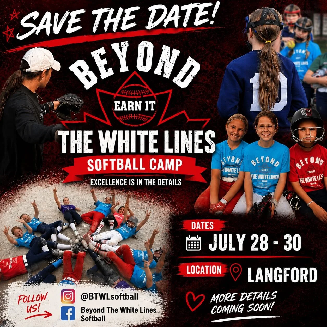 🎤 MIC DROP&hellip; LANGFORD 👀 WE&rsquo;RE COMING FOR YOU 🥎🔥
Get ready for 3 epic days of BIG softball energy, skill-building, competition, confidence boosts, and all the summer camp vibes 💪⚾✨
📍 Langford
📅 July 28&ndash;30
👀 More details are d
