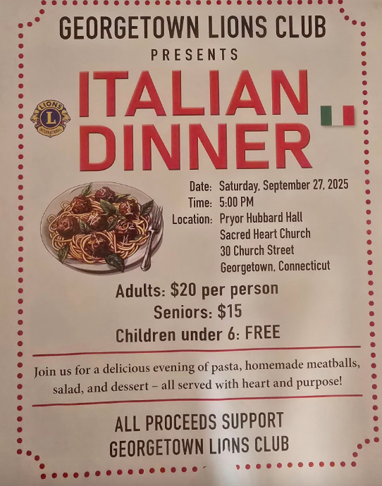 Georgetown Lions Club Spaghetti Dinner