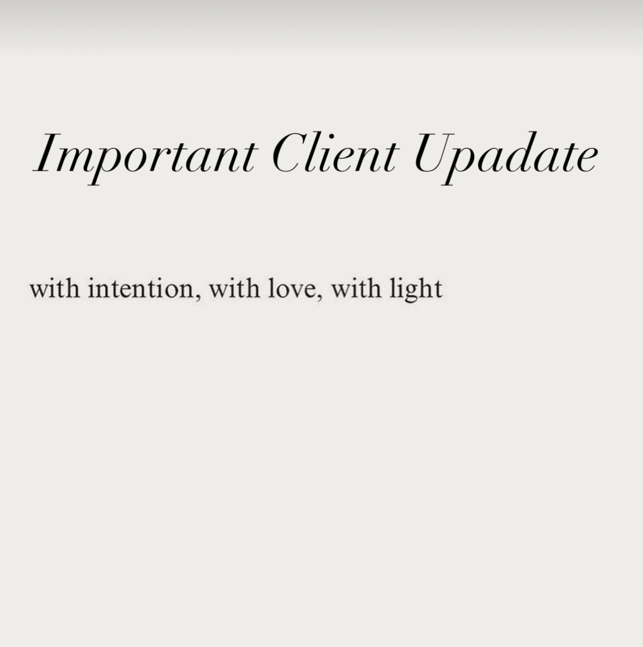 A Little Note From Me &mdash; With Love and Respect 🤍

Over the years, I&rsquo;ve built my business around trust, passion, and an unwavering commitment to putting my clients first, not just in the quality of my work, but in being flexible and unders