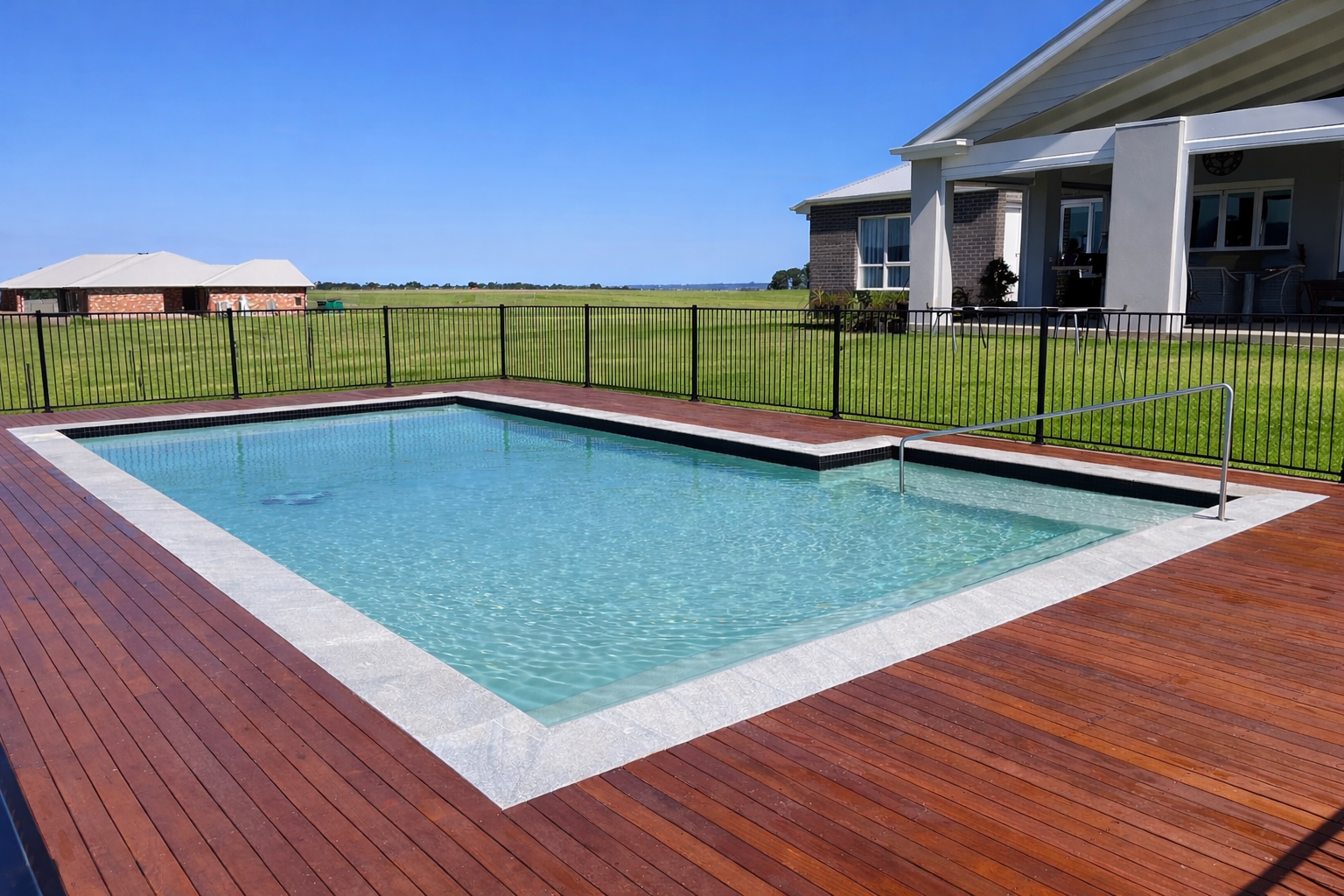 Contemporary Concrete Pool