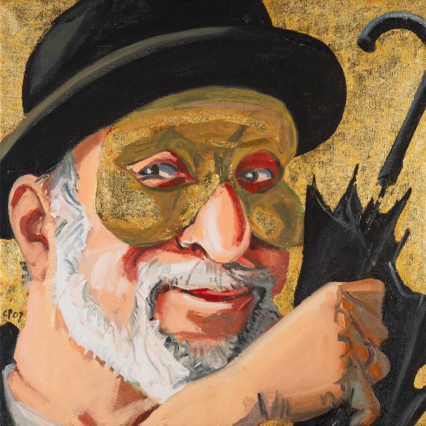 Black Homberg with Umbrella, 2007
