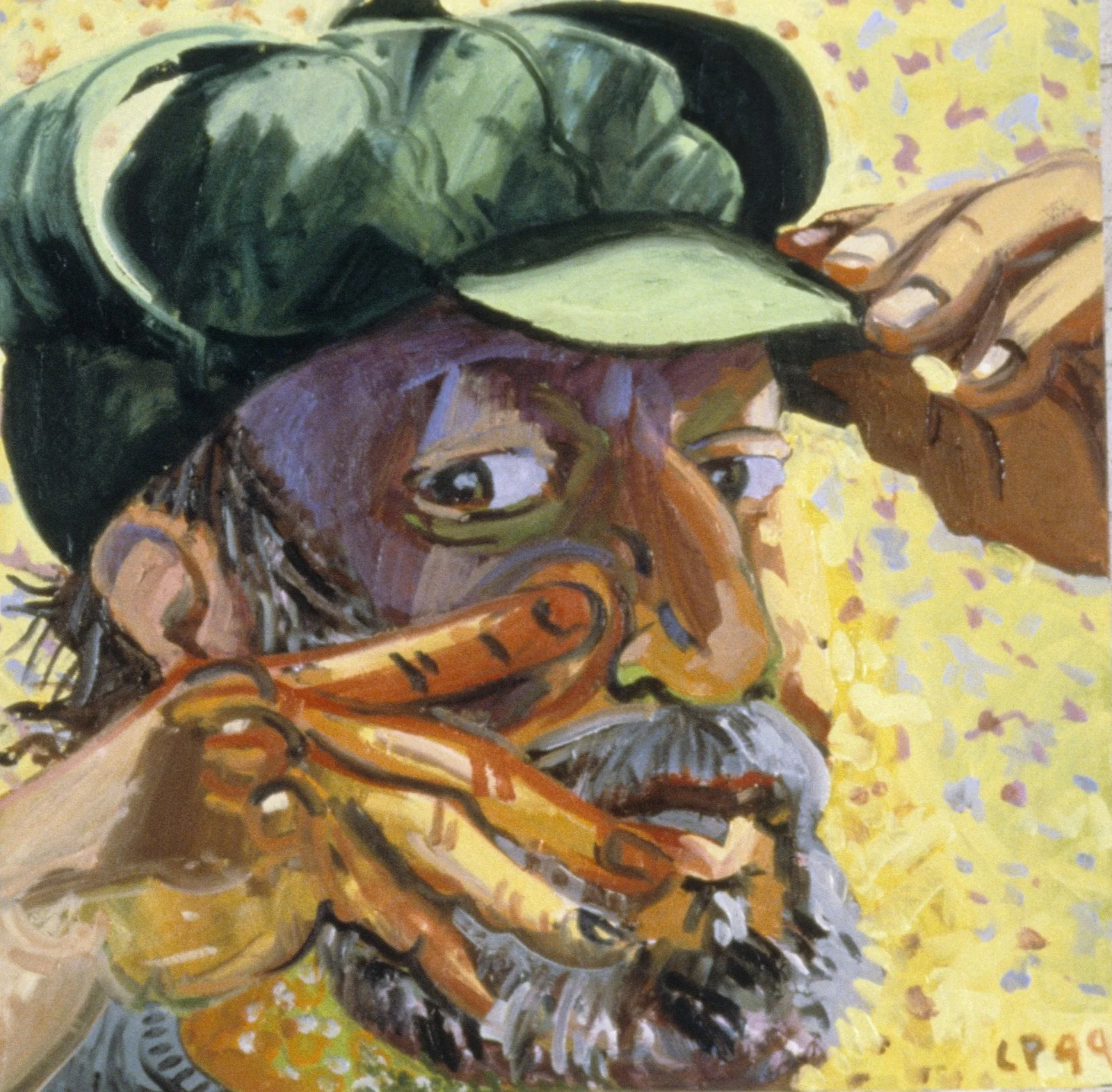 Green Hat, Purple Shadow, 1998