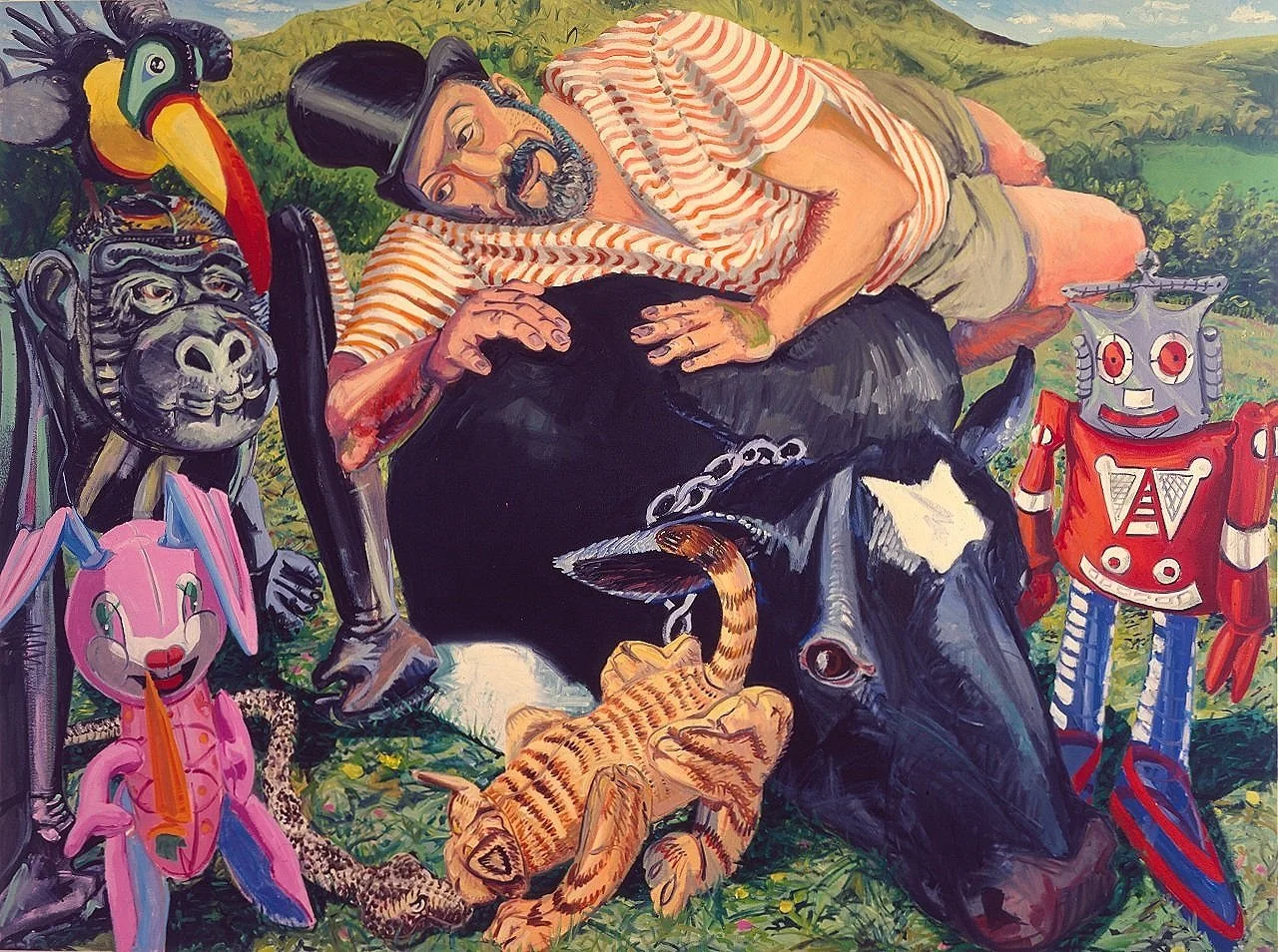Peaceable Kingdom, 1987, Oil on Canvas