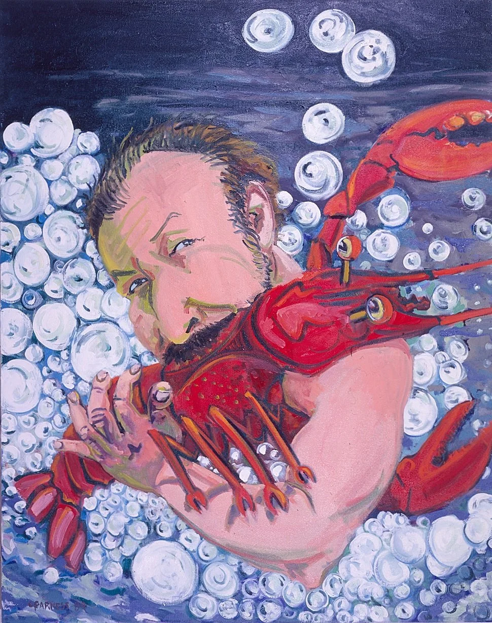 Sashimi, 1989, Oil on Canvas, 40x50 inches