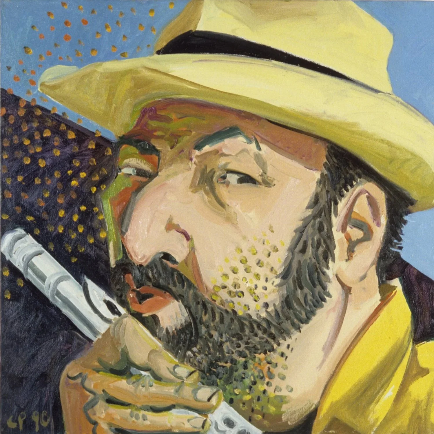 Flute with Straw Hat, 1990