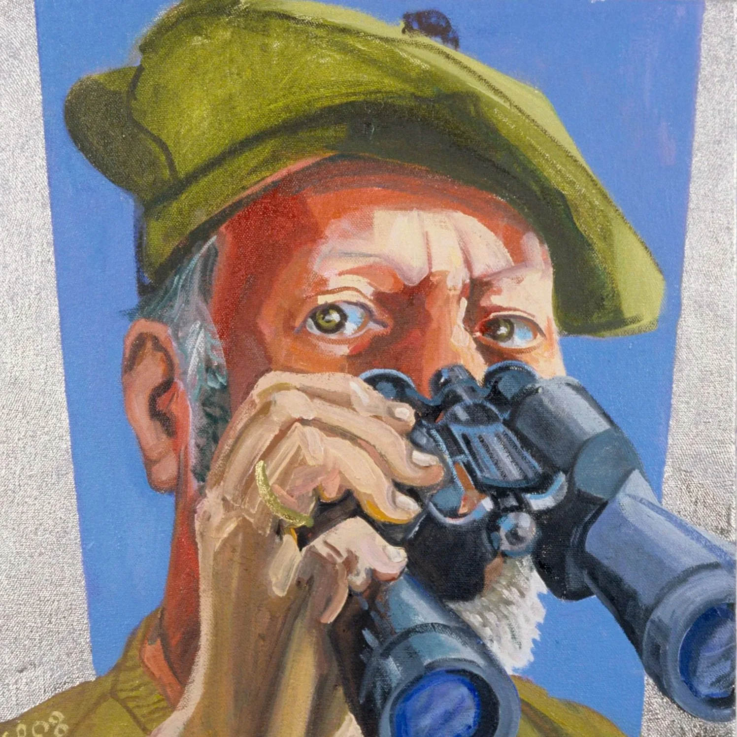 English Beret with Binoculars, 2008