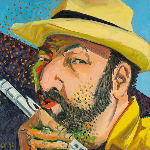Flute with Straw Hat, 1990