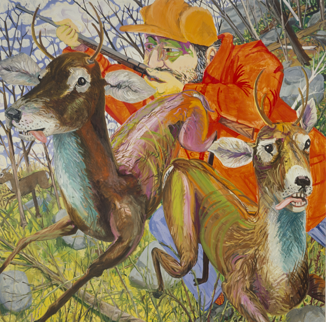 Bang Bang, 1996, Oil on Canvas, 78x78 inches
