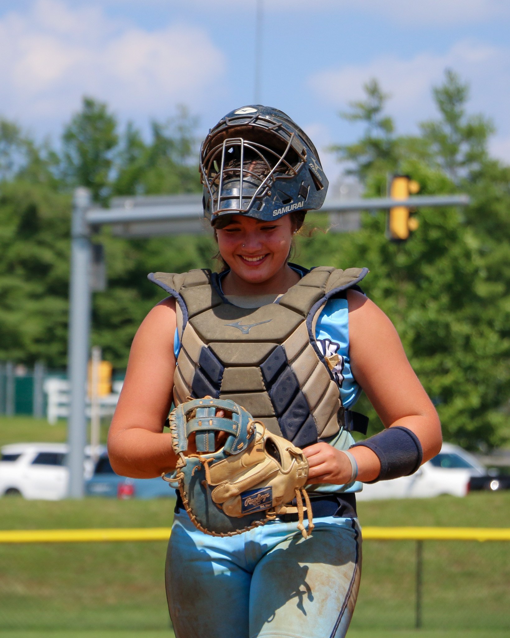 Titan NOVA softball player smiling