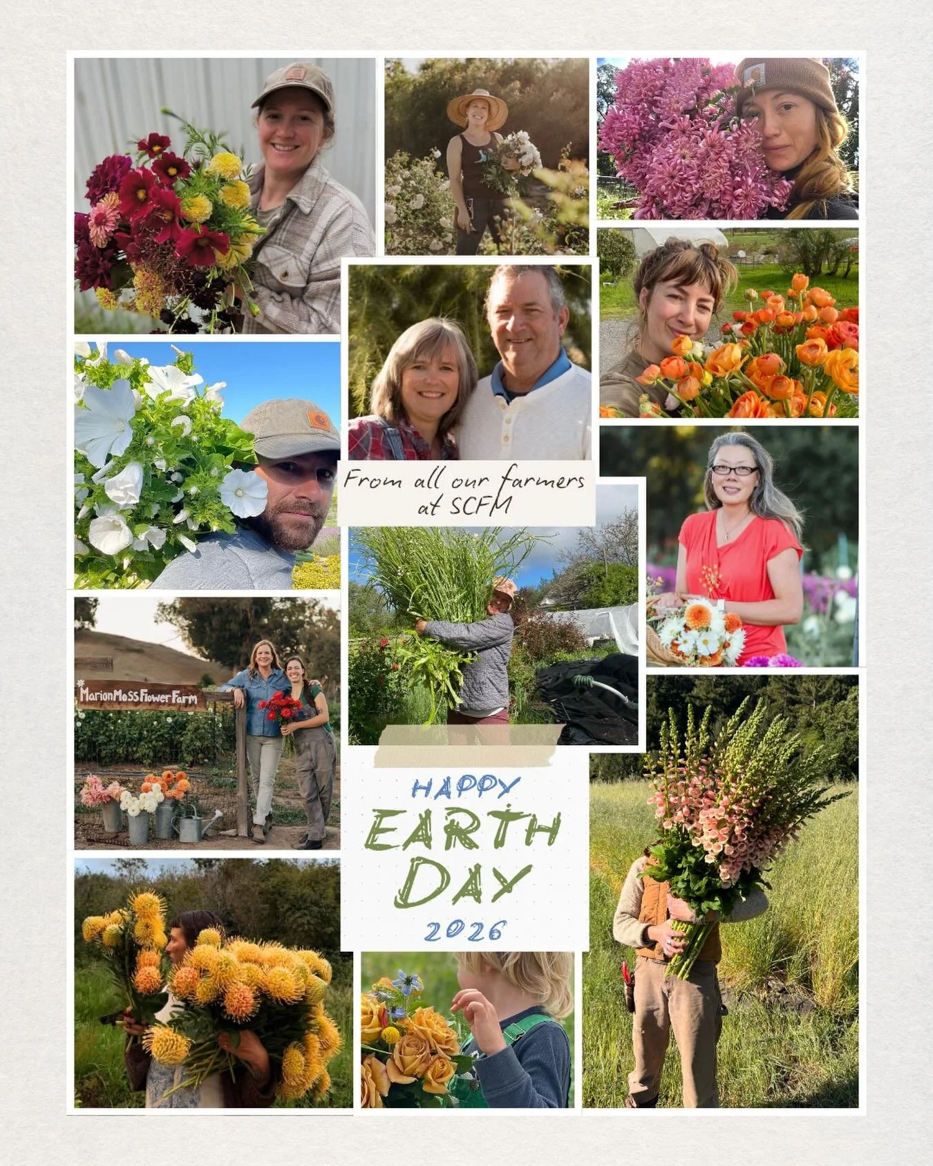 ...
🌼H A P P Y  E A R T H  D A Y🌼

Thanks for spending your business' dollars on small-scale, regenerative and sustainably grown flowers. 

Each purchase you make through a local hub or farm is sending a powerful message that Bay Area florists can 