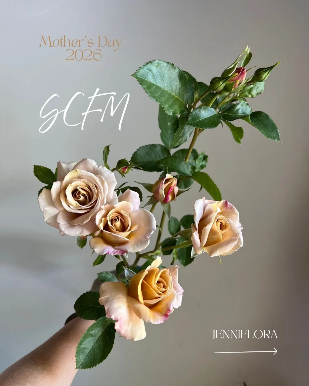&bull;
This Mother's Day think ROSES, AGROSTEMMA &amp; FOXGLOVE✨

Shop opens at 3pm and we anticipate items moving quickly, so be there or be... well, just be there!

on @rooted_farmers