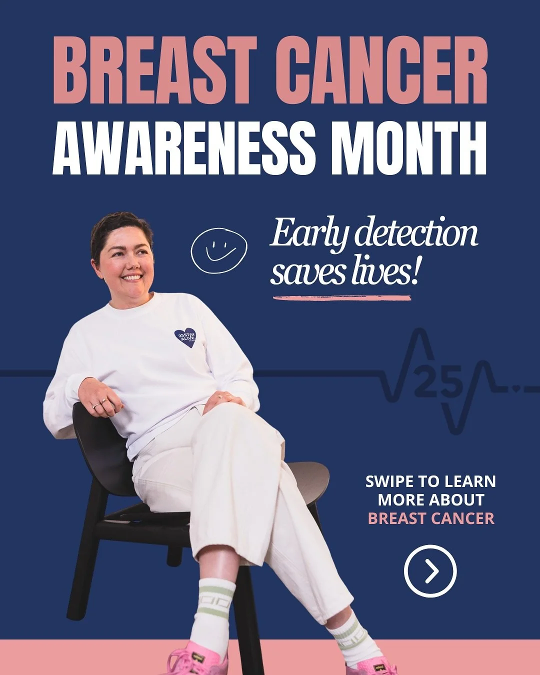 October is Breast Cancer Awareness Month!

You might notice our yellow heart has turned pink this month 🩷... a small change to shine a light on women&rsquo;s health.

One of the most important reminders we can share? Early detection SAVES lives.

Br
