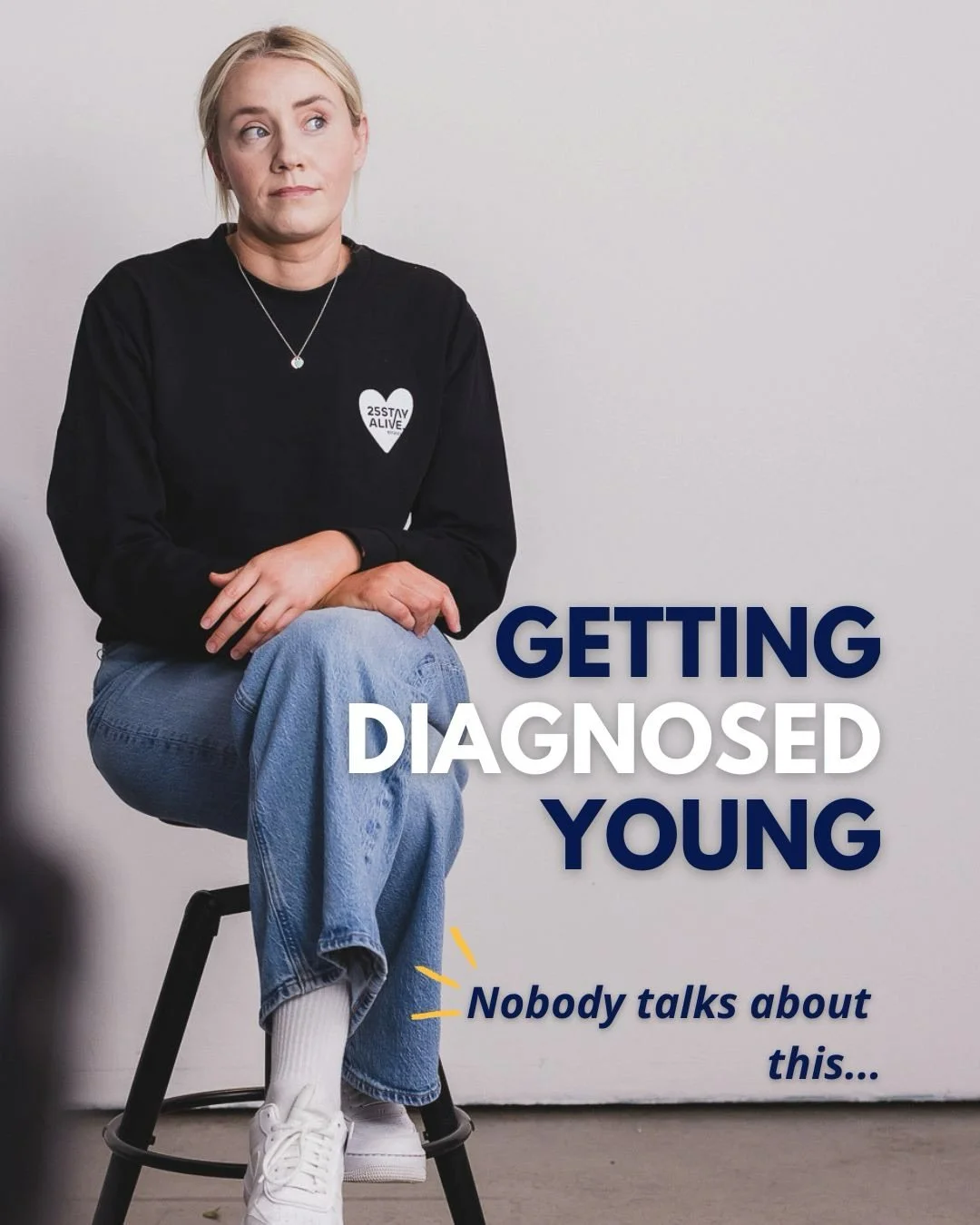 Getting diagnosed young impacts more than just your health.

If you are young, struggling, or just feel unheard&hellip; know we see you. You are doing your best, and it&rsquo;s okay to not be okay. 💛