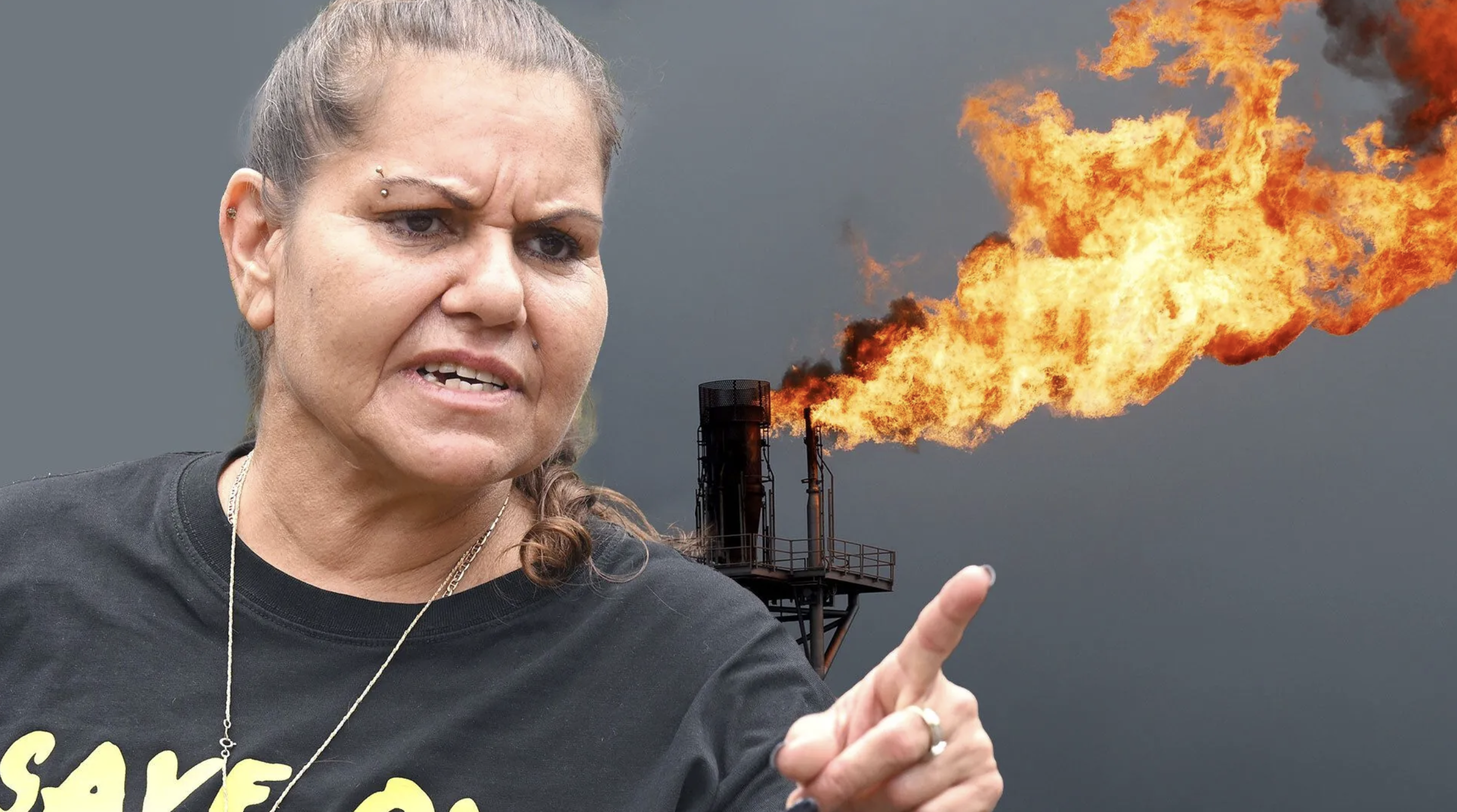 Traditional owner Raelene Cooper is leading a fight against oil and gas project expansion in Western Australia.