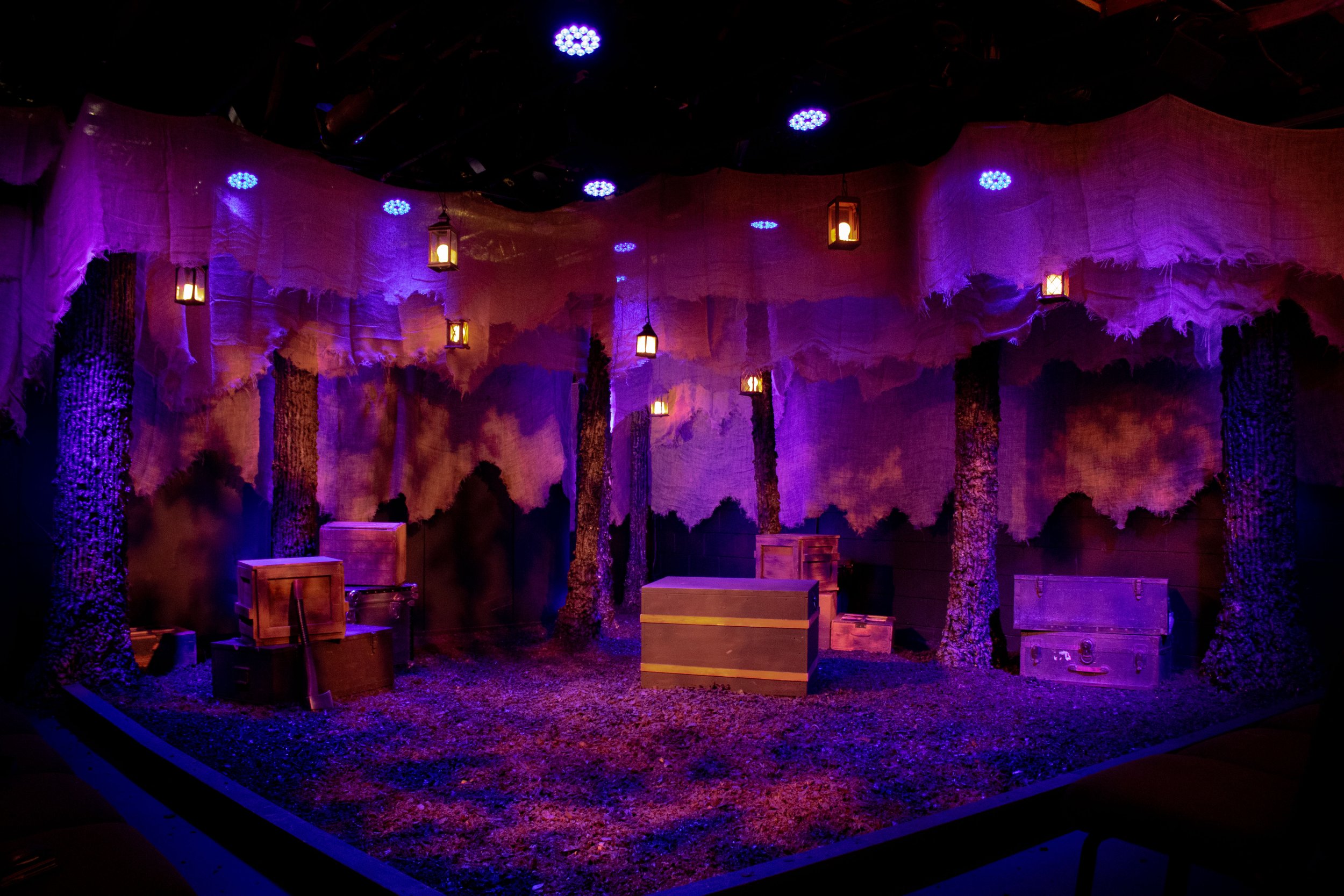 Scenic design for The Woodsman, Street Theatre Company