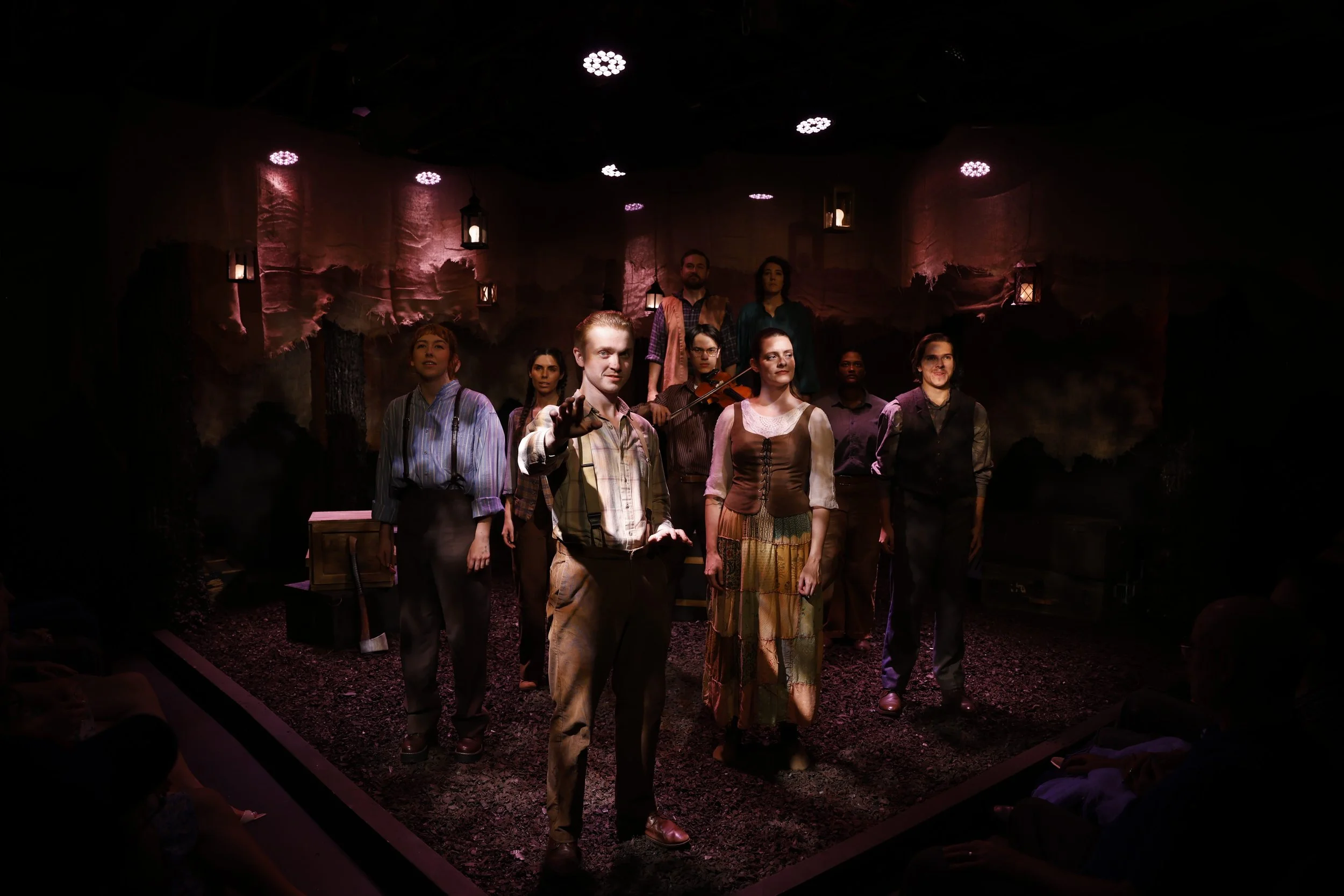 Scenic design for The Woodsman, Street Theatre Company