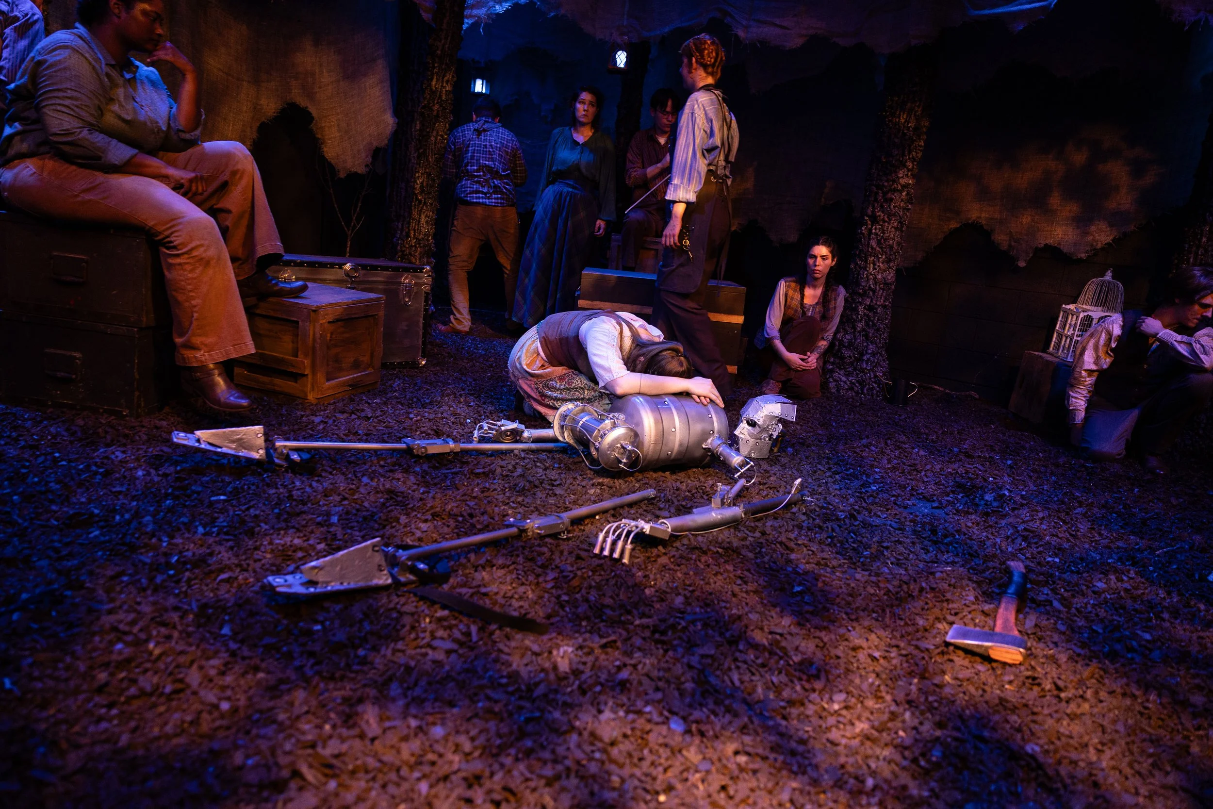 Scenic design for The Woodsman, Street Theatre Company
