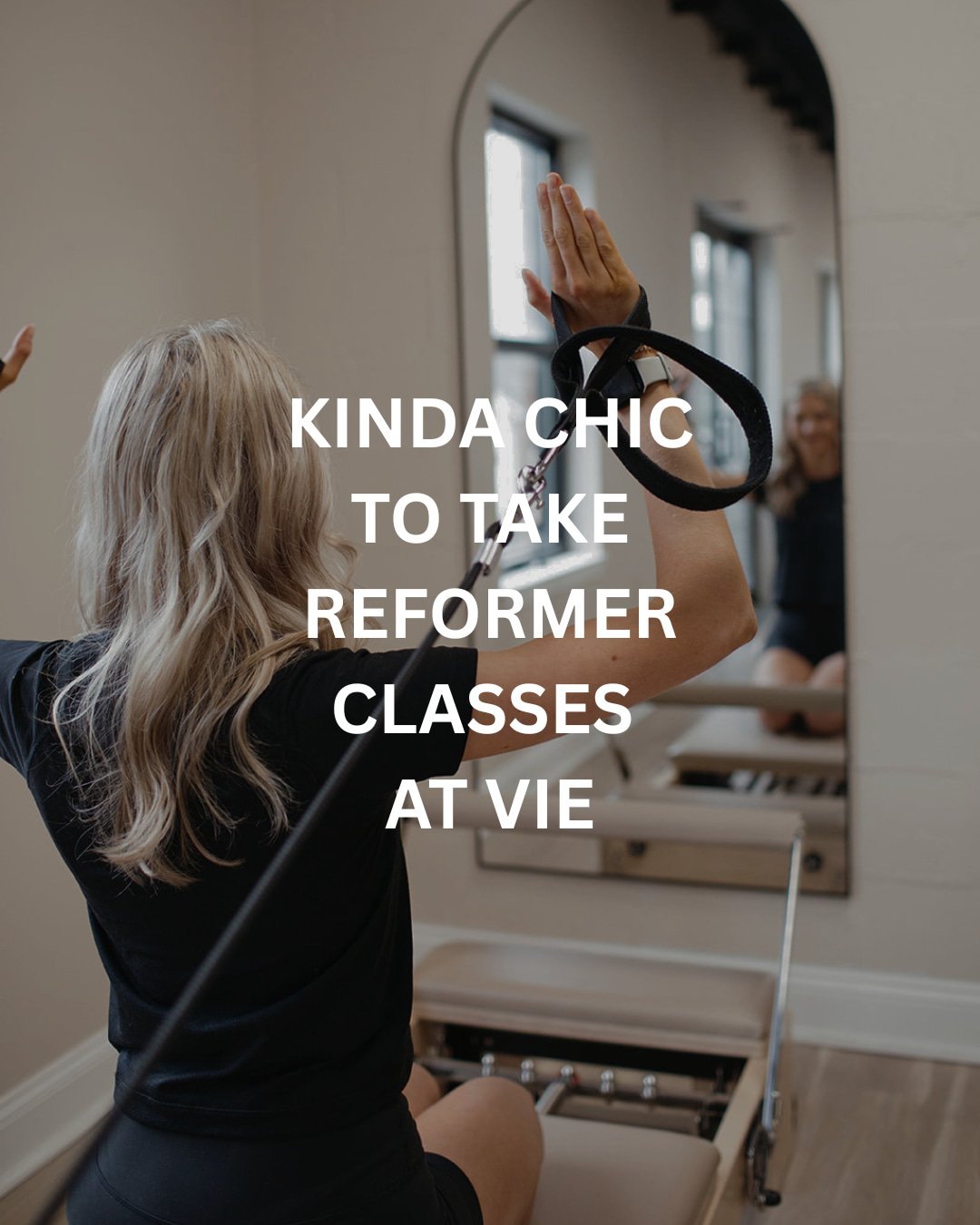 It's pretty chic to be a part of the Vie community! 

#pilates #reformer #VieWellnessClub #lynchburgva