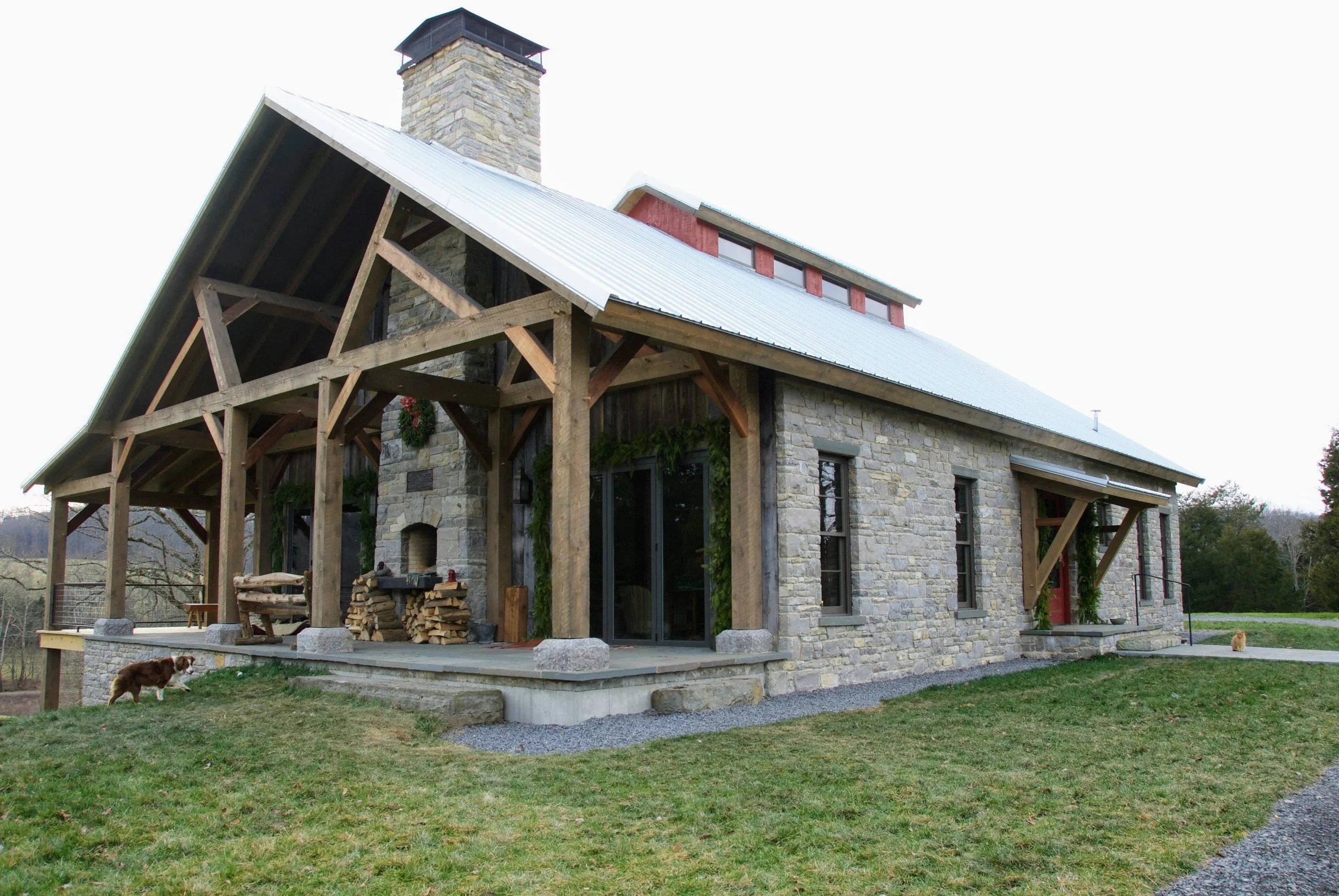 Barn Style Timber Frame Home