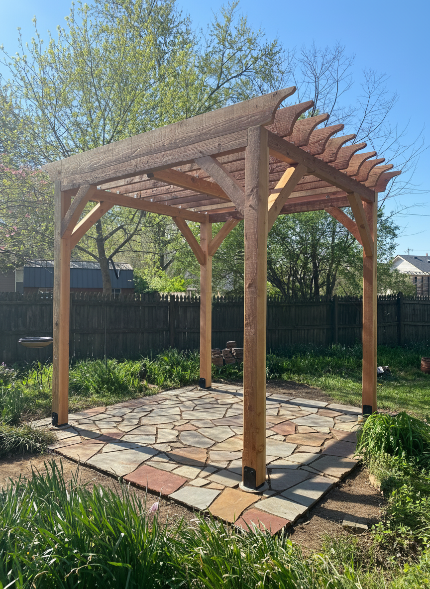 Timber Frame Pergola