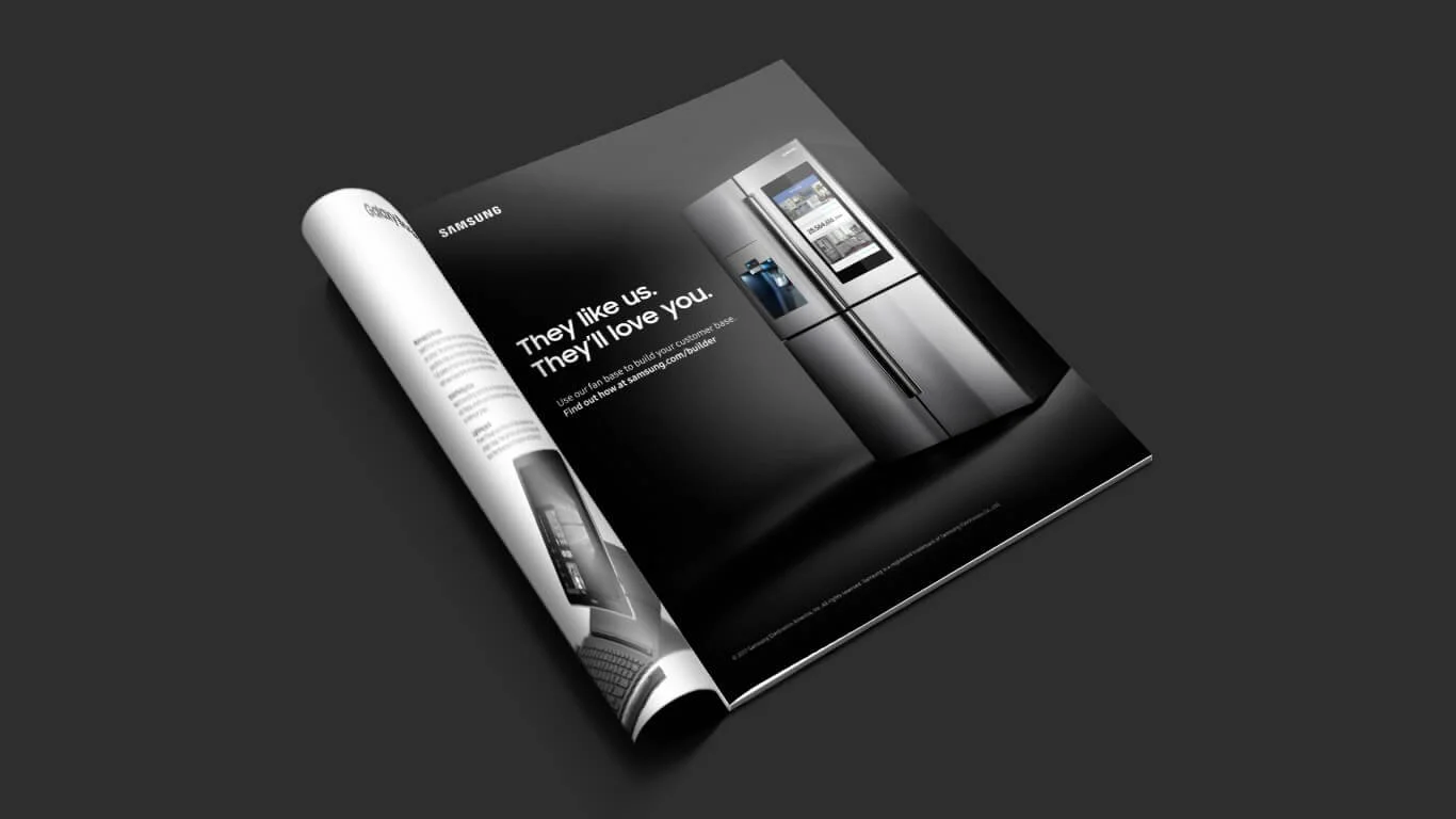 Magazine print ads