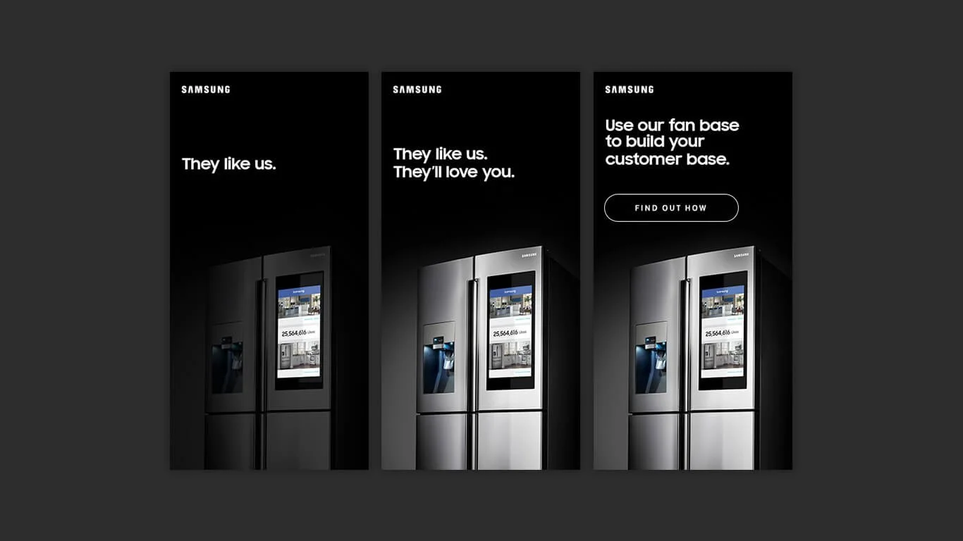 HTML5 animated display ads designed in Photoshop and created in Google Web Developer.