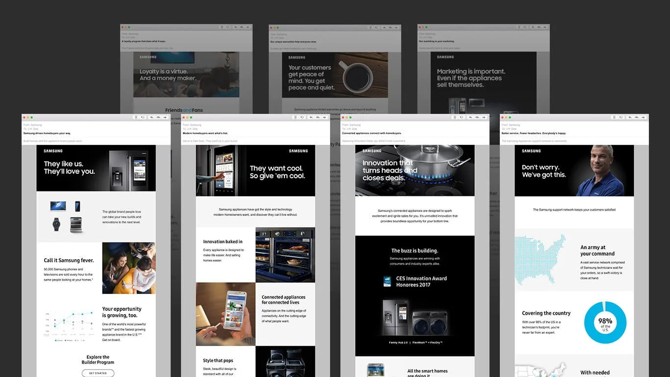 Email marketing drip campaign