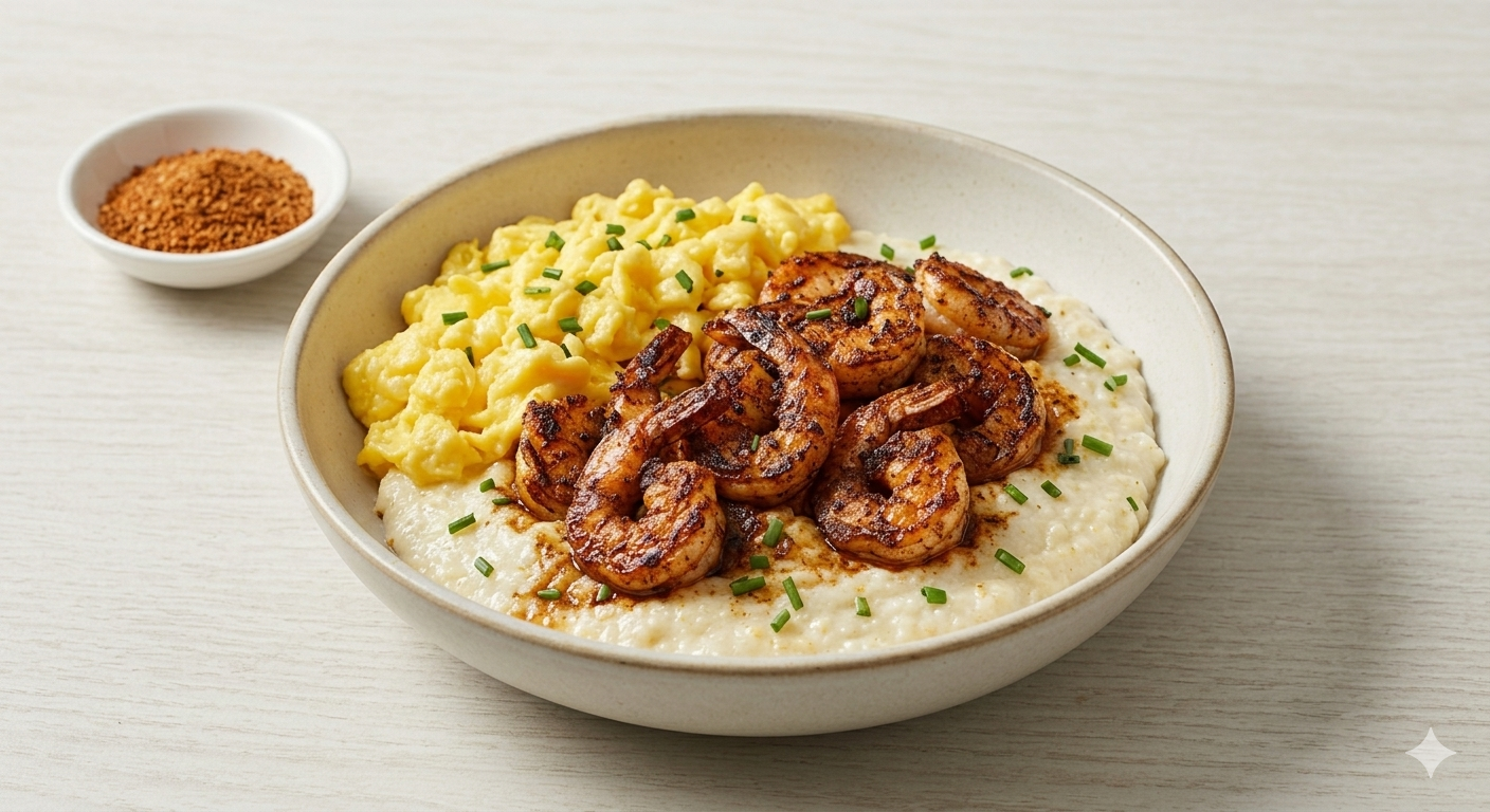 Saturday Bootcamp & Brunch(Cajun Shrimp & Grits Bowl)