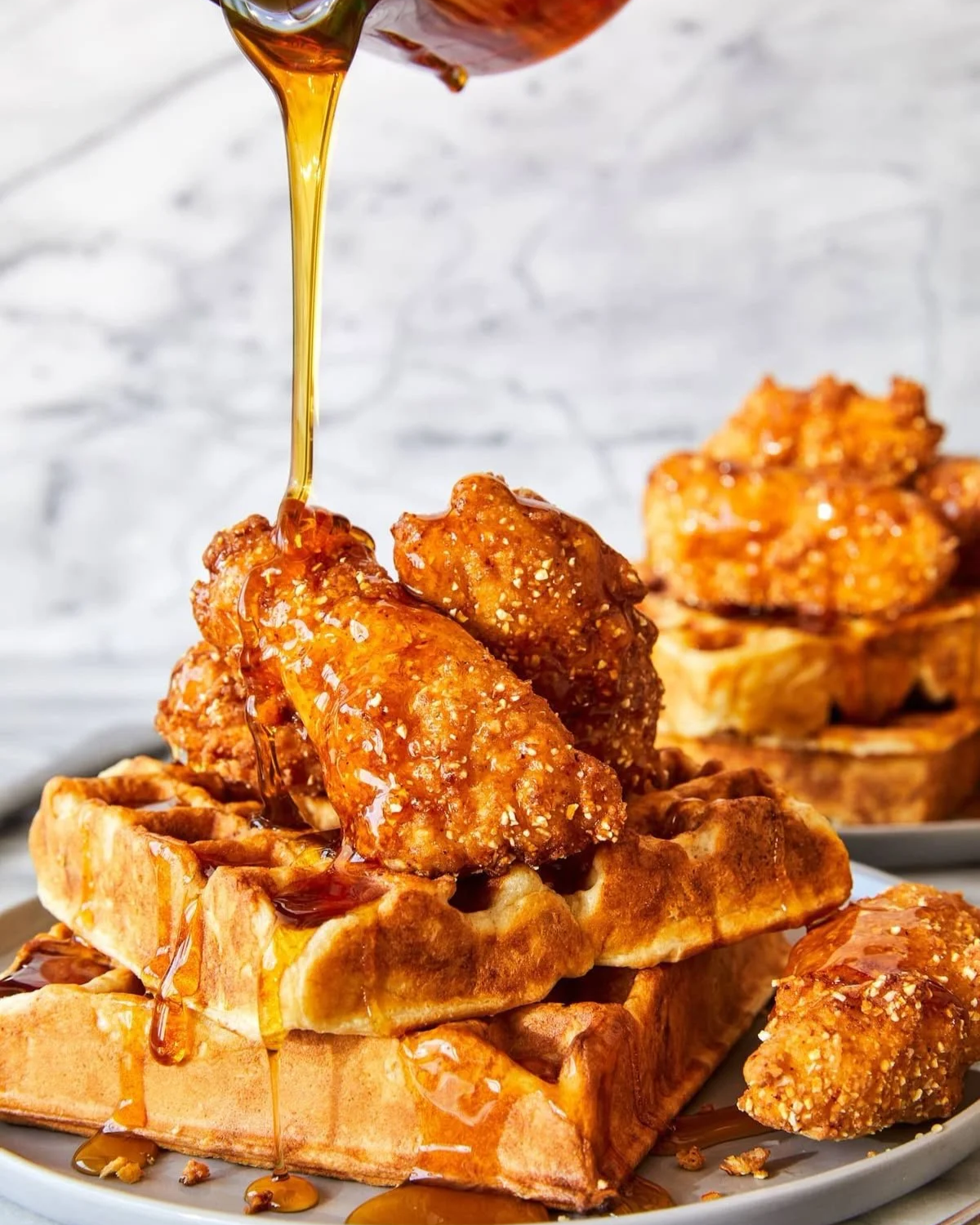 Saturday Bootcamp & Brunch (Buttermilk Chicken & Protein Waffles)