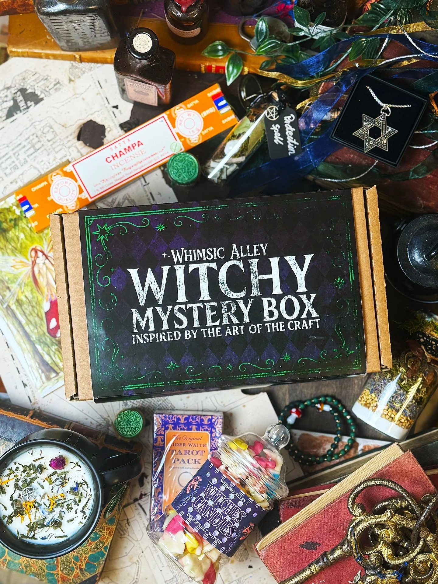 ✨Witchy Mystery Box✨

Step into the mystical with our Witchy Mystery Box, a bewitching collection of handcrafted treasures inspired by the world of witchcraft. Curated and created by the skilled witches of Whimsic Alley in Falkirk, each box is carefu