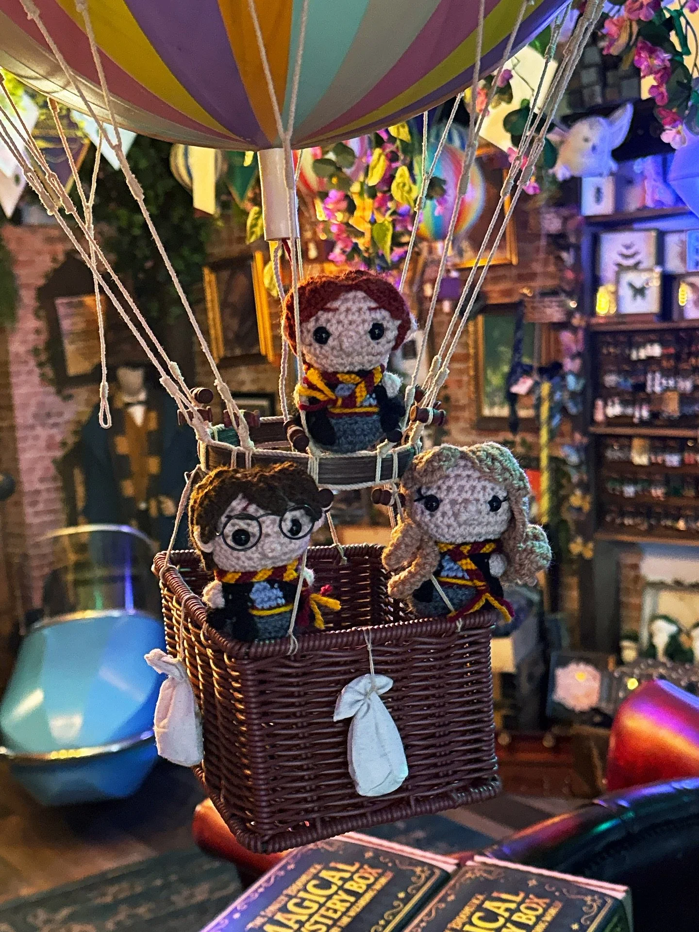 ✨Harry, Hermione, and Ron are just casually soaring through the shop in their magical hot air balloon - only at The Lonely Broomstick!✨

Discover a treasure trove of handcrafted magical goodies from talented creators all over the world, lovingly cura