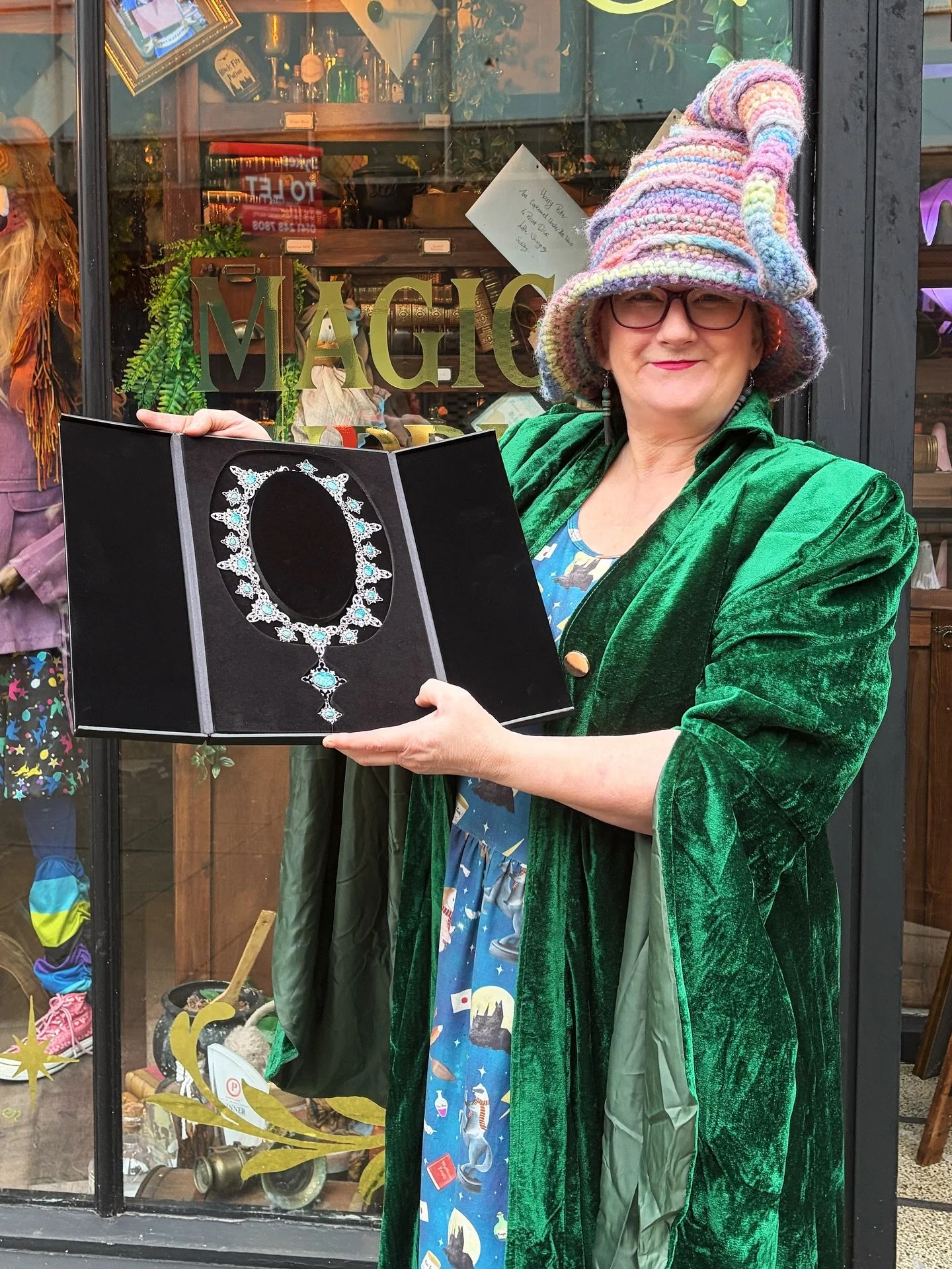 ✨ CURSED NECKLACE GIVEAWAY ✨ 
A chance to grab this stunning Noble Collection Cursed Necklace worth &pound;160&hellip; if you dare! 
To enter: 🖤 Follow our Instagram page 🖤 Tag 2 of your magical friends 🖤 Vote for us in Most Loved Business (link i