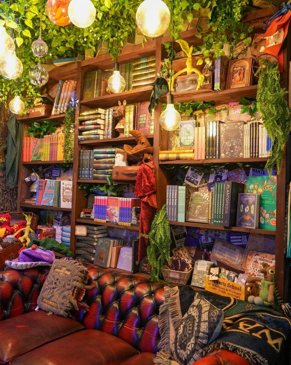 ✨Magical Books!✨

We are always trying to keep things fresh here at The Lonely Broomstick, so changing &amp; bringing in new sections every few months is the norm! The newest addition behind our common-room style seating area is all about magical, bo