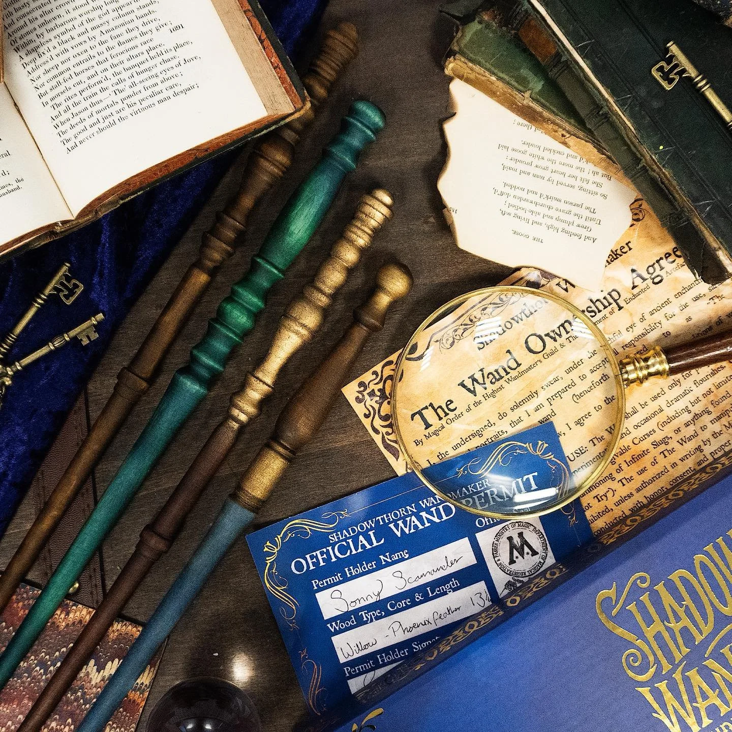 ✨Wand Experience✨

If you&rsquo;re looking for your very own wand, our wand experience is perfect for you! Made in Scotland with real wood, each one unique &amp; handcrafted by a master wand maker! 

Book at LonelyBroomstick.co.uk and take part in ou