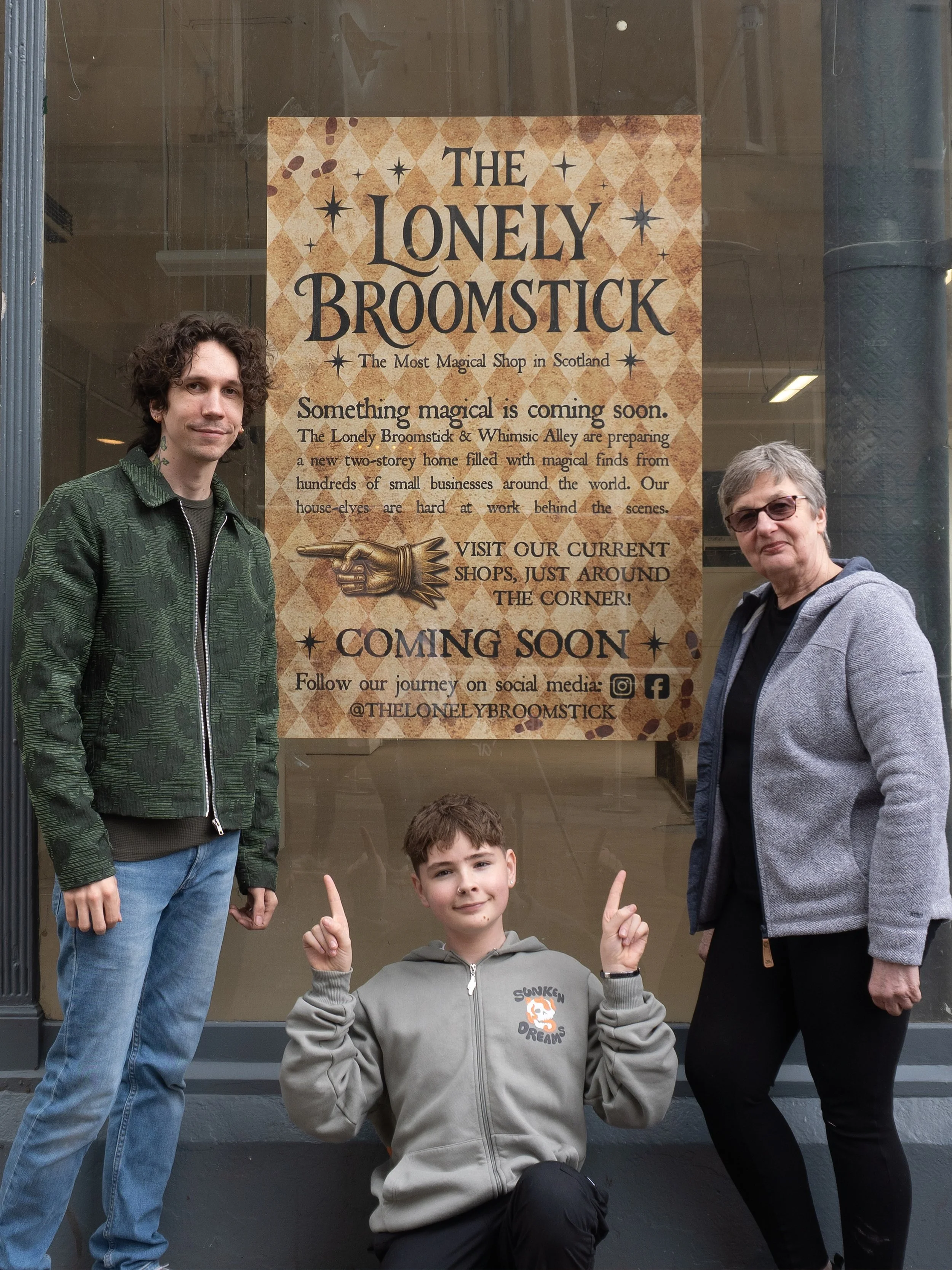 ✨ NEW SHOP COMING SOON ✨

We are beyond excited to finally share this magical announcement&hellip;

The Lonely Broomstick &amp; Whimsic Alley - the two magical shops that have called Falkirk High Street home for the past five years - are moving to a 